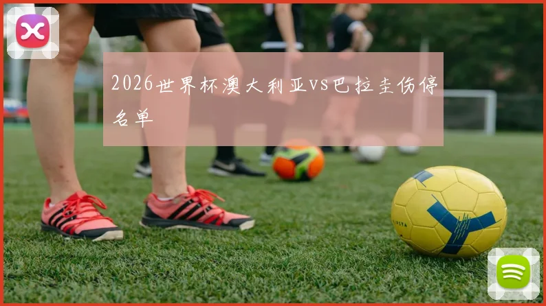 2026世界杯澳大利亚vs巴拉圭伤停名单